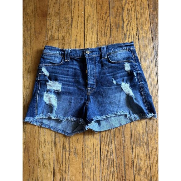 7 For All Mankind Pants - 7 For All Mankind Distressed Cut Off Shorts Denim  Size 29